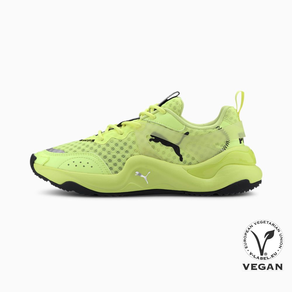 Puma Rise Neon Női Sportcipő - Sárga ( Hungary - NOPDL7891 )